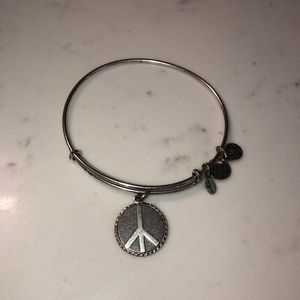 Alex and Ani Peace Sign Bracelet